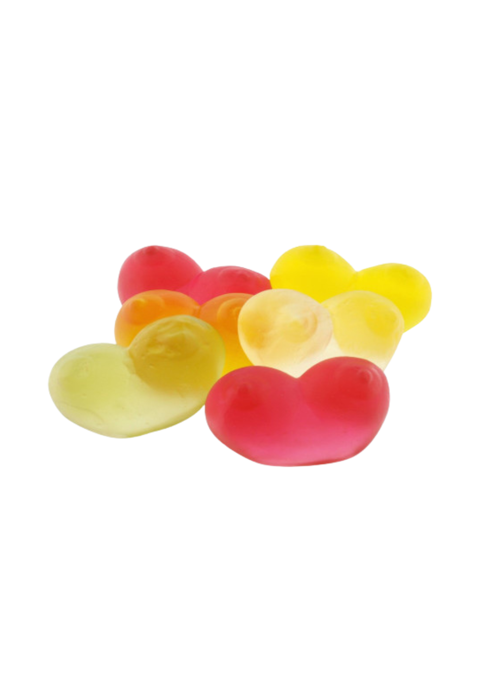 Smakowe żelki w kształcie kobiecego biustu