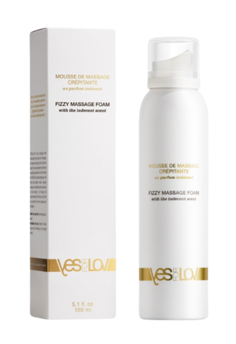 Olejek do masażu w formie pianki