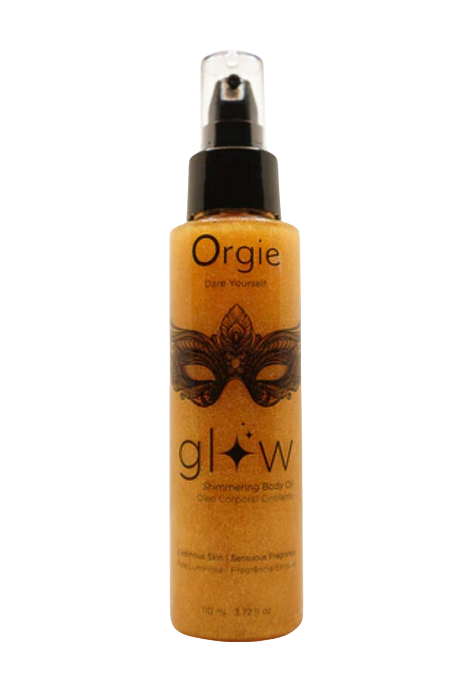 Olśniewający olejek z połyskującymi drobinkami