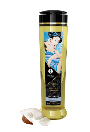 Wegański olejek do masażu z nutą kokosową