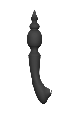 Dwustronna różdżka do masażu – podwójna moc, pulsujące fale i 4 wymienne nakładki