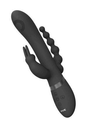 Trójstrefowy wibrator potrójnej stymulacji – punkt G, łechtaczka i stymulacja analna