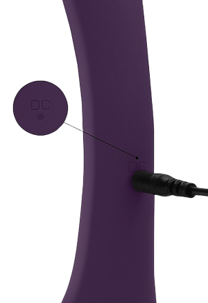 Wibrator króliczek do precyzyjnej stymulacji Punktu G i łechtaczki w kolorze fioletowym