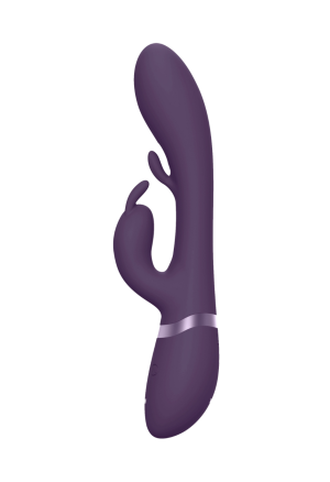 Wibrator króliczek trójstrefowy - potrójna stymulacja z funkcją języczka