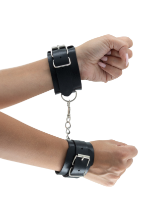 Kompletny zestaw BDSM Deluxe – kajdanki, obroża, lina, pejcz i akcesoria z regulacją