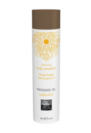 Afrodyzjakalny olejek do masażu, ylag ylag i kiełki pszenicy, 100 ml