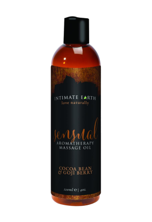 Intimate Earth - Organiczny olejek do masażu - kakao i jagody goji 120 ml