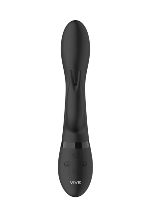 Wibrator króliczek wykonany z jedwabiście gładkiego silikonu i z podwójną stymulacją