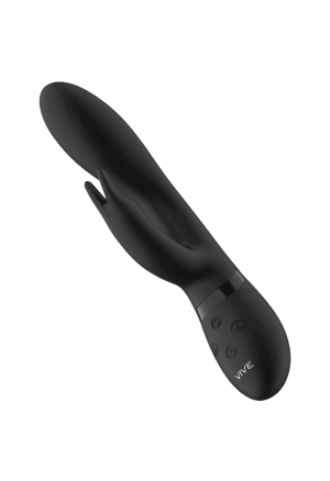 Wibrator króliczek wykonany z jedwabiście gładkiego silikonu i z podwójną stymulacją