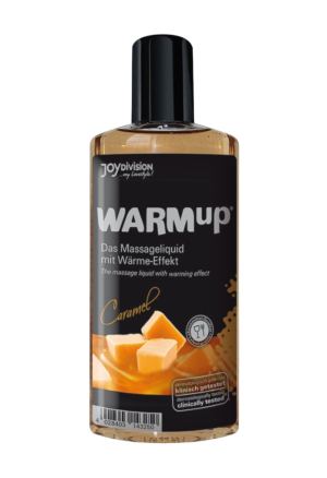 Rozgrzewający olejek do masażu o smaku karmelowym, 150 ml