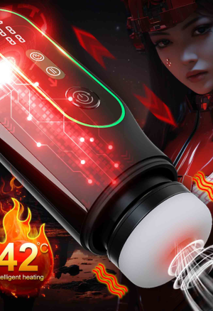 Masturbator nowej generacji - realistyczna stymulacja z funkcją ssania, wibracji, ogrzewania i ruchu teleskopowego