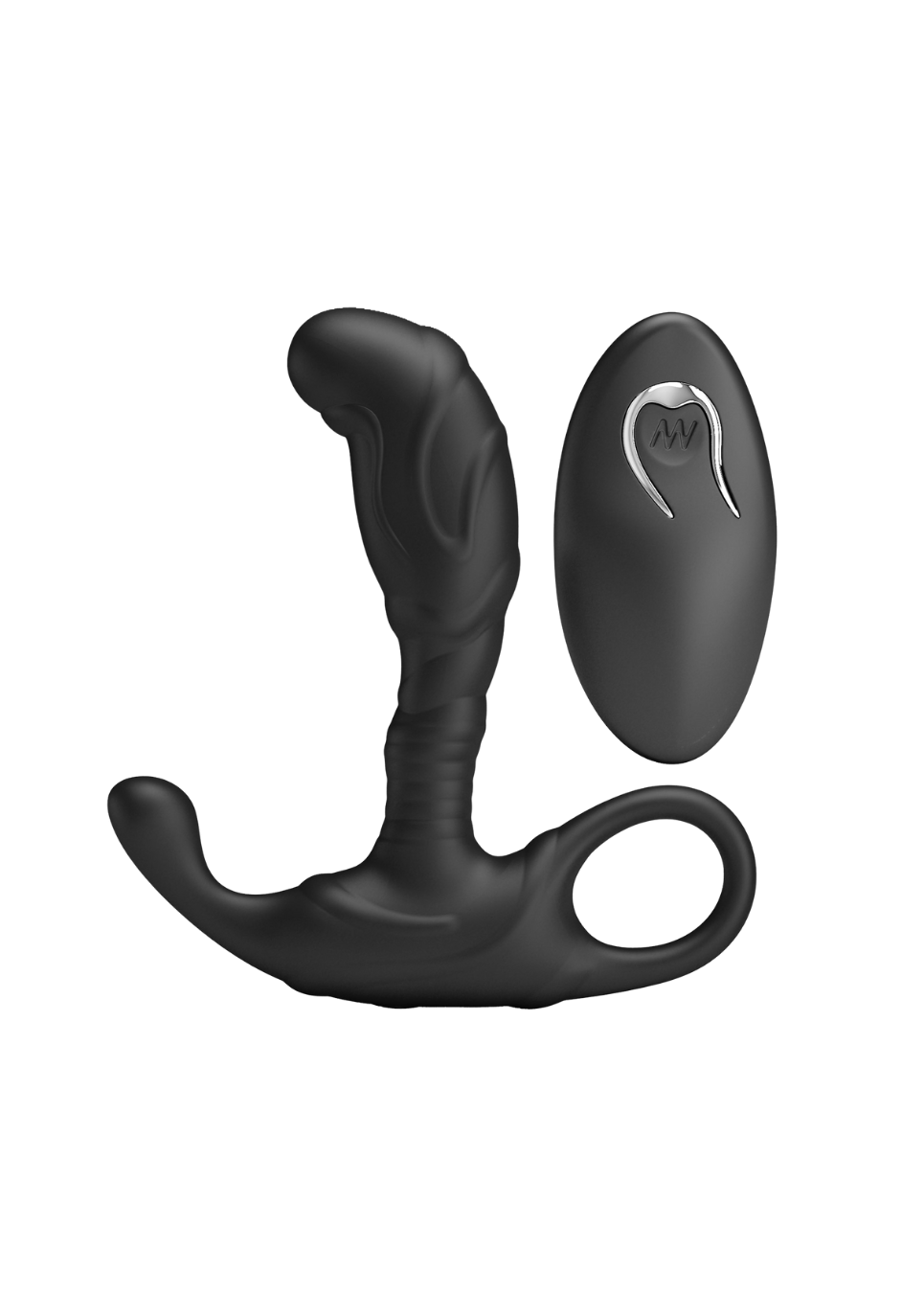 Sterowany pilotem, elastyczny wibrator analny do stymulacji prostaty i krocza