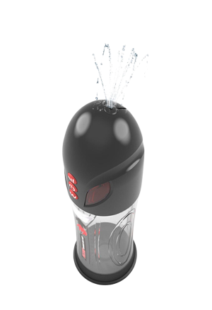 Wodoodporna pompka do penisa z 8 trybami pracy i inteligentnym podświetleniem LED