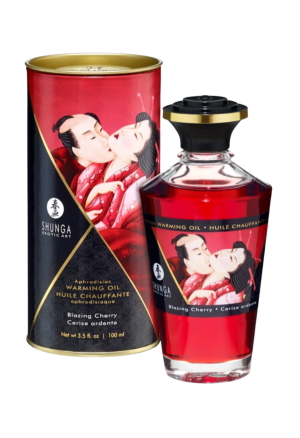 Wiśniowy, jadalny olejek do miejsc intymnych