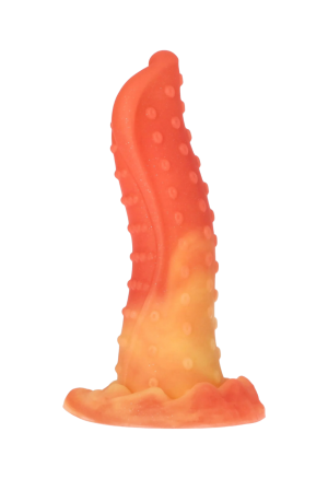 Silikonowe dildo na przyssawce o fantazyjnym kształcie - 23 cm
