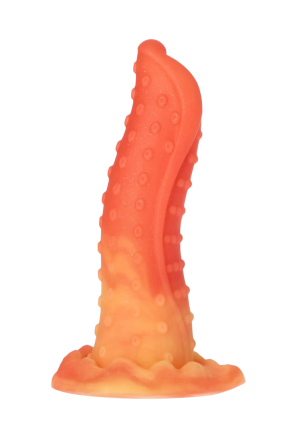 Silikonowe dildo na przyssawce o fantazyjnym kształcie - 23 cm