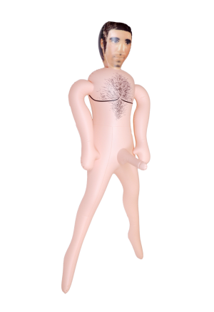 Dmuchana męska lalka miłości z penisem