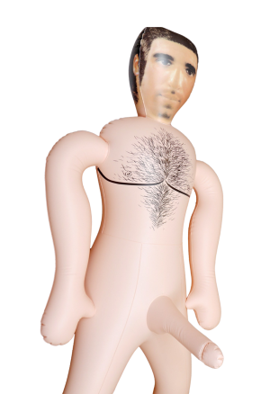 Dmuchana męska lalka miłości z penisem