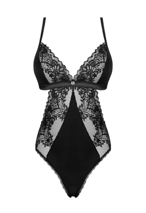 Body z siateczki oraz koronki z otwartymi plecami