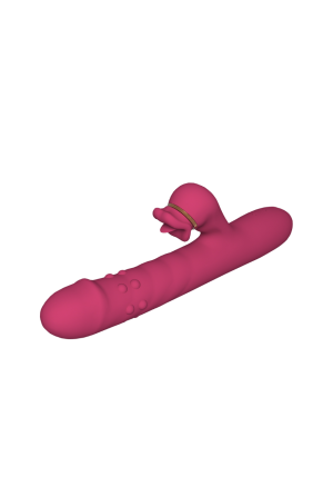 Wielofunkcyjny wibrator z funkcją ssania i ruchem posuwistym – podwójna stymulacja