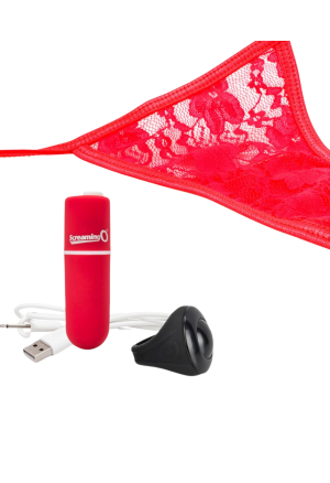 Dyskretny wibrator z pilotem i koronkowymi figami