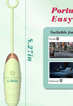 Jajeczko z funkcją podgrzewania i ruchem posuwistym sterowane pilotem