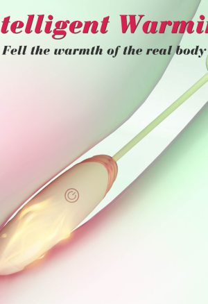 Jajeczko z funkcją podgrzewania i ruchem posuwistym sterowane pilotem