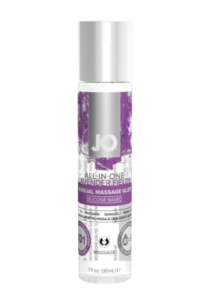 Silikonowy, lawendowy olejek do masażu, 30 ml