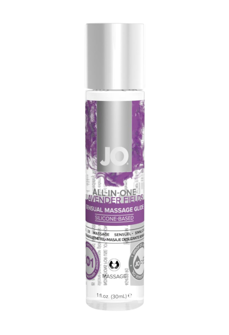 Silikonowy, lawendowy olejek do masażu, 30 ml