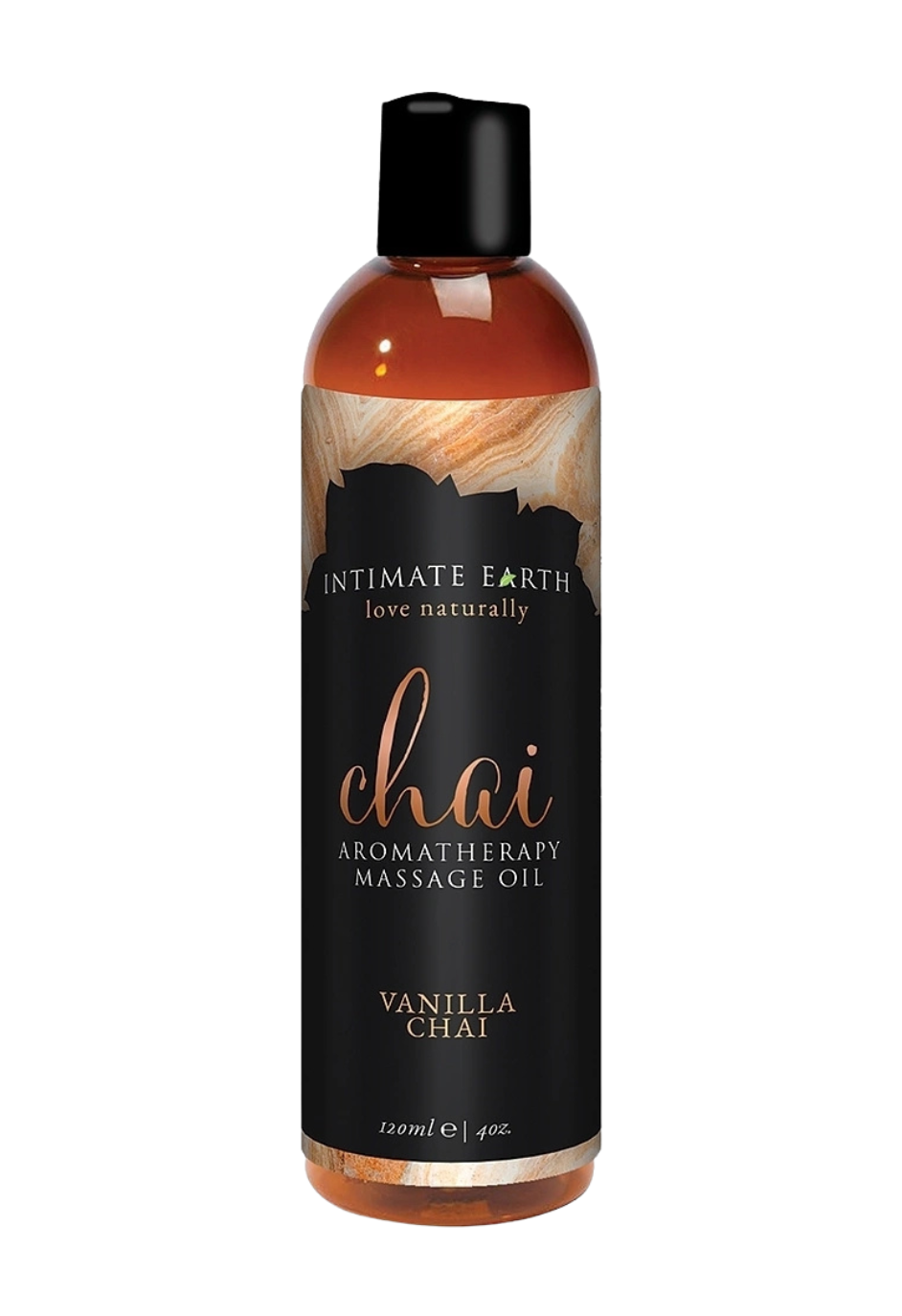 Intimate Earth - Organiczny olejek do masażu - wanilia i orientalna herbata, 120 ml