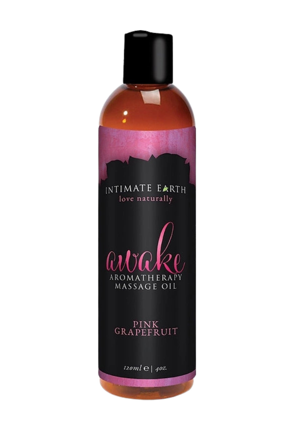 Intimate Earth - Organiczny olejek do masażu - różowy grejpfrut i czarny pieprz, 120 ml