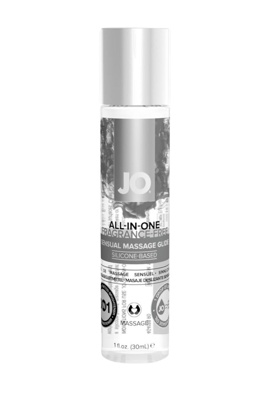 Silikonowy, bezwonny olejek do masażu, 30 ml