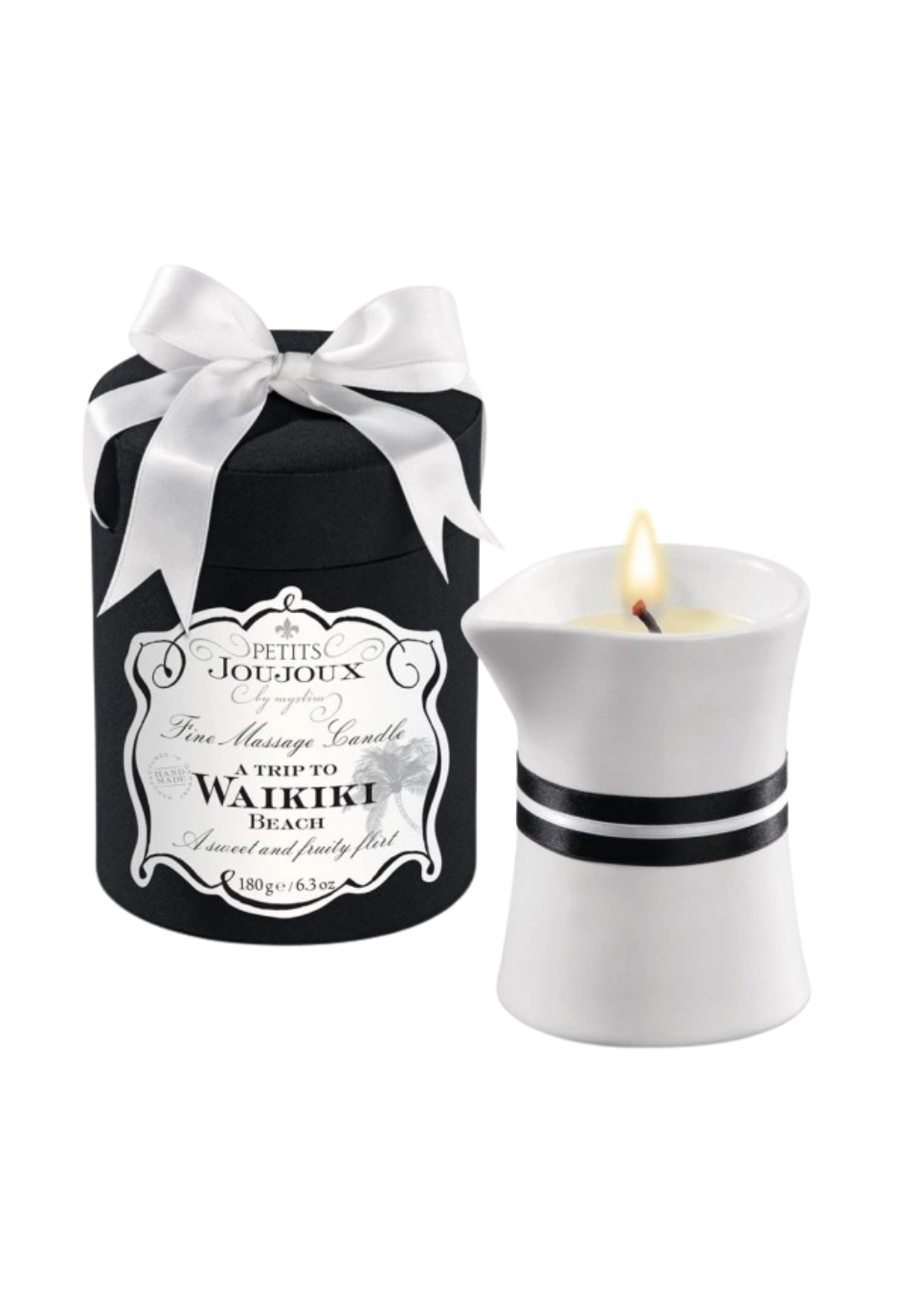 Elegancka świeca do masażu o słodkim zapachu kokosa i ananasa