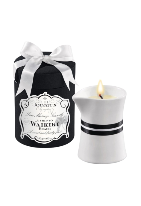 Elegancka świeca do masażu o słodkim zapachu kokosa i ananasa