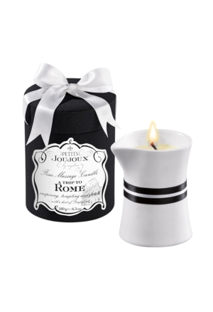 Świeca do masażu o urzekającym zapachu - grejpfrut i bergamotka