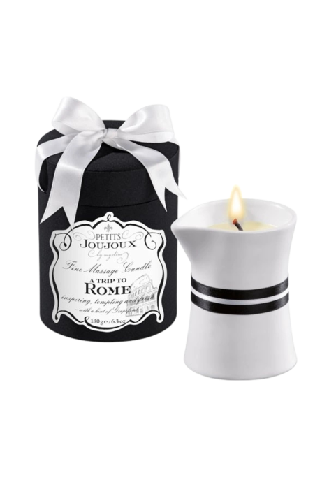 Świeca do masażu o urzekającym zapachu - grejpfrut i bergamotka