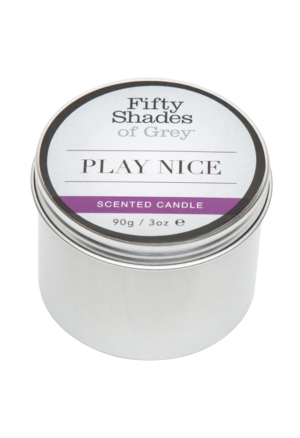 Pięćdziesiąt Twarzy Greya (Fifty Shades of Grey)-waniliowa świeca z wosku sojowego, 90g