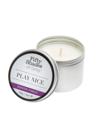 Pięćdziesiąt Twarzy Greya (Fifty Shades of Grey)-waniliowa świeca z wosku sojowego, 90g