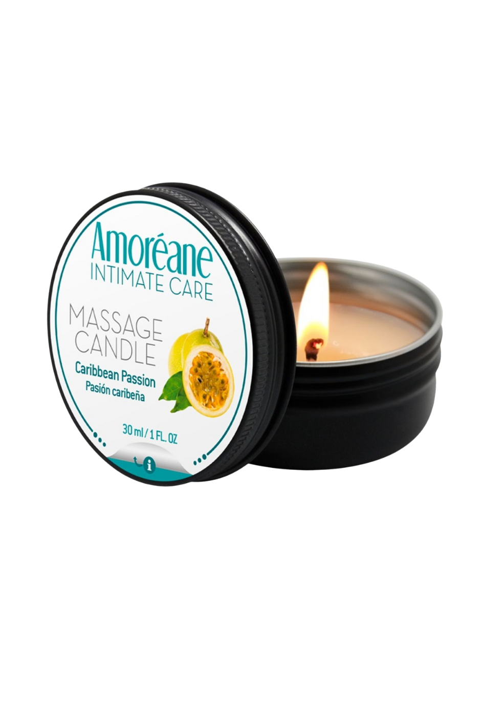 Aromatyzowana świeca do masażu - zapach marakuja