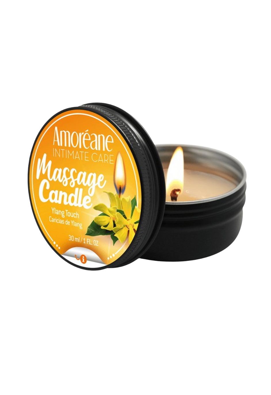 Aromatyzowana świeca do masażu - dotyk Ylang
