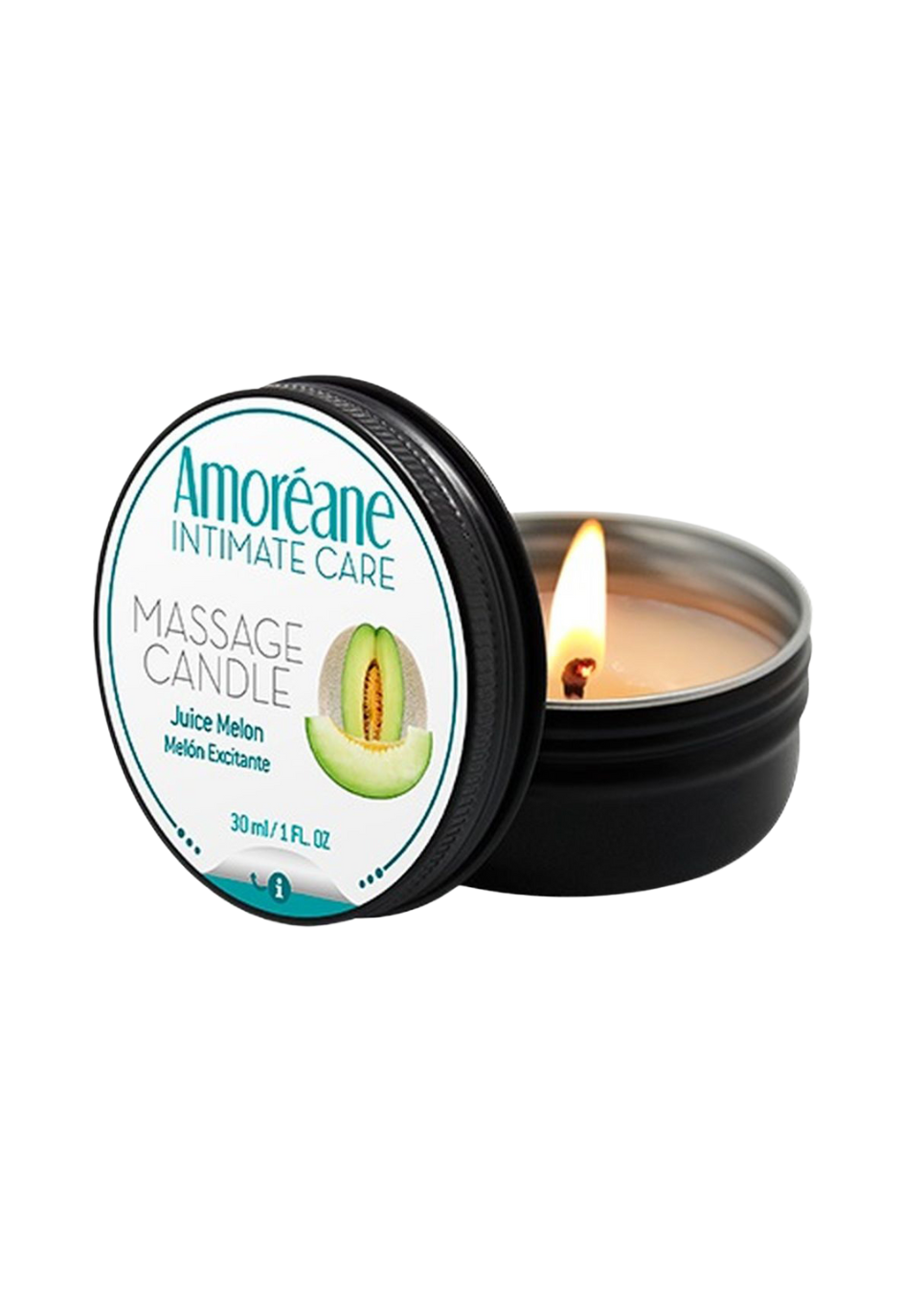 Aromatyzowana świeca do masażu - zapach melona