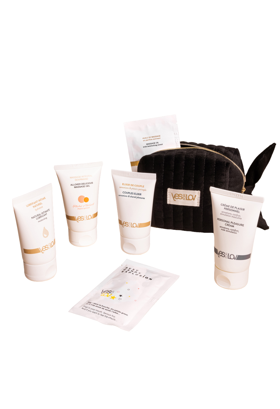 Limitowany zestaw prezentowy w czarnej kosmetyczce