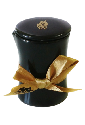 Aromatyzowana świeca do masażu, zapach białej herbaty, kwiatu bali i drzewa tanaka