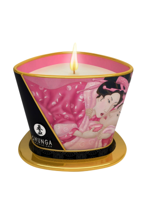 Świeca do masażu - różana - Shunga 170 ml