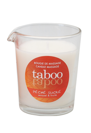 Taboo Świeca do masażu dla kobiet, zapach  zapach świeżej brzoskwini