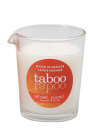 Taboo Świeca do masażu dla kobiet, zapach  zapach świeżej brzoskwini