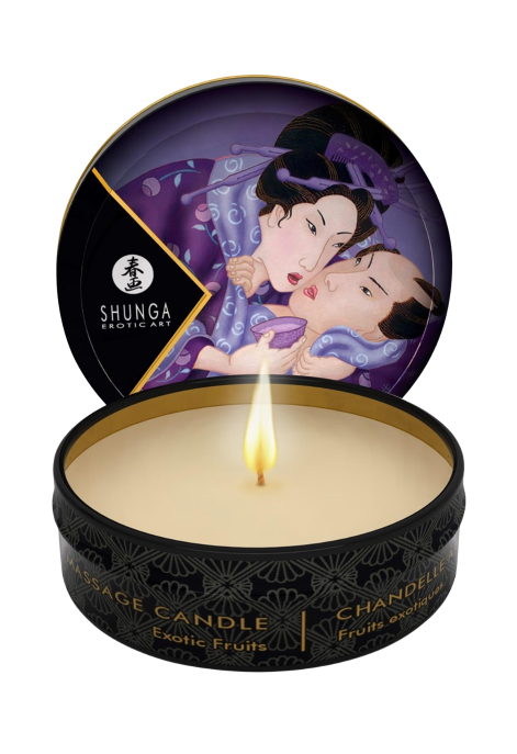 Świeca do masażu o zapachu owoców egzotycznych