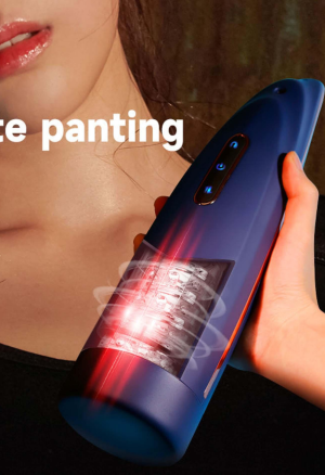 Nowoczesny masturbator z trybem ruchu góra - dół, funkcją rotacji i rozciągania