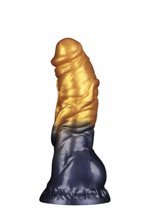 Fantazyjne dildo z funkcją nadmuchiwania - 19 cm