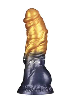 Fantazyjne dildo z funkcją nadmuchiwania - 25 cm